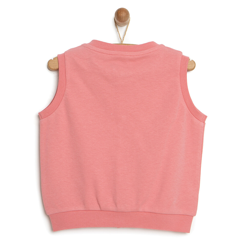 Basic Ribanalı Yelek Kız Bebek