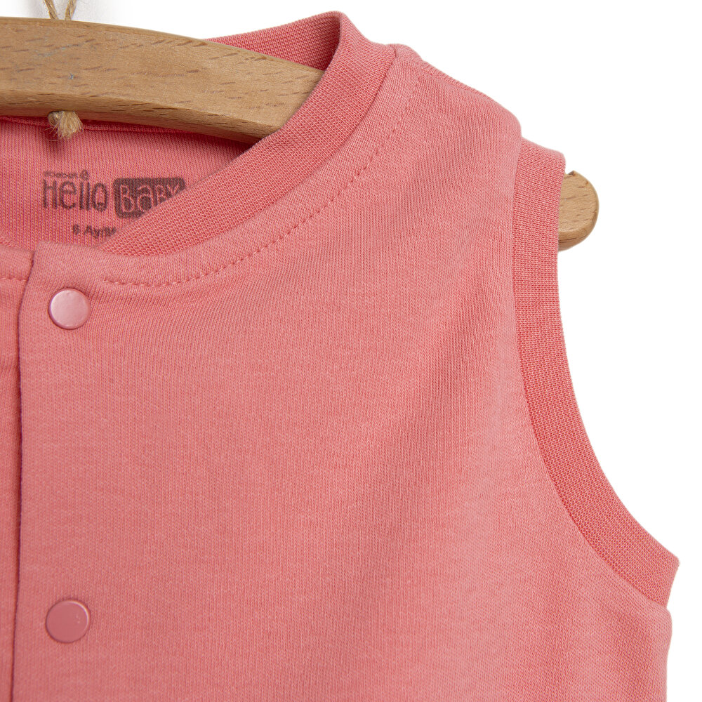 Basic Ribanalı Yelek Kız Bebek