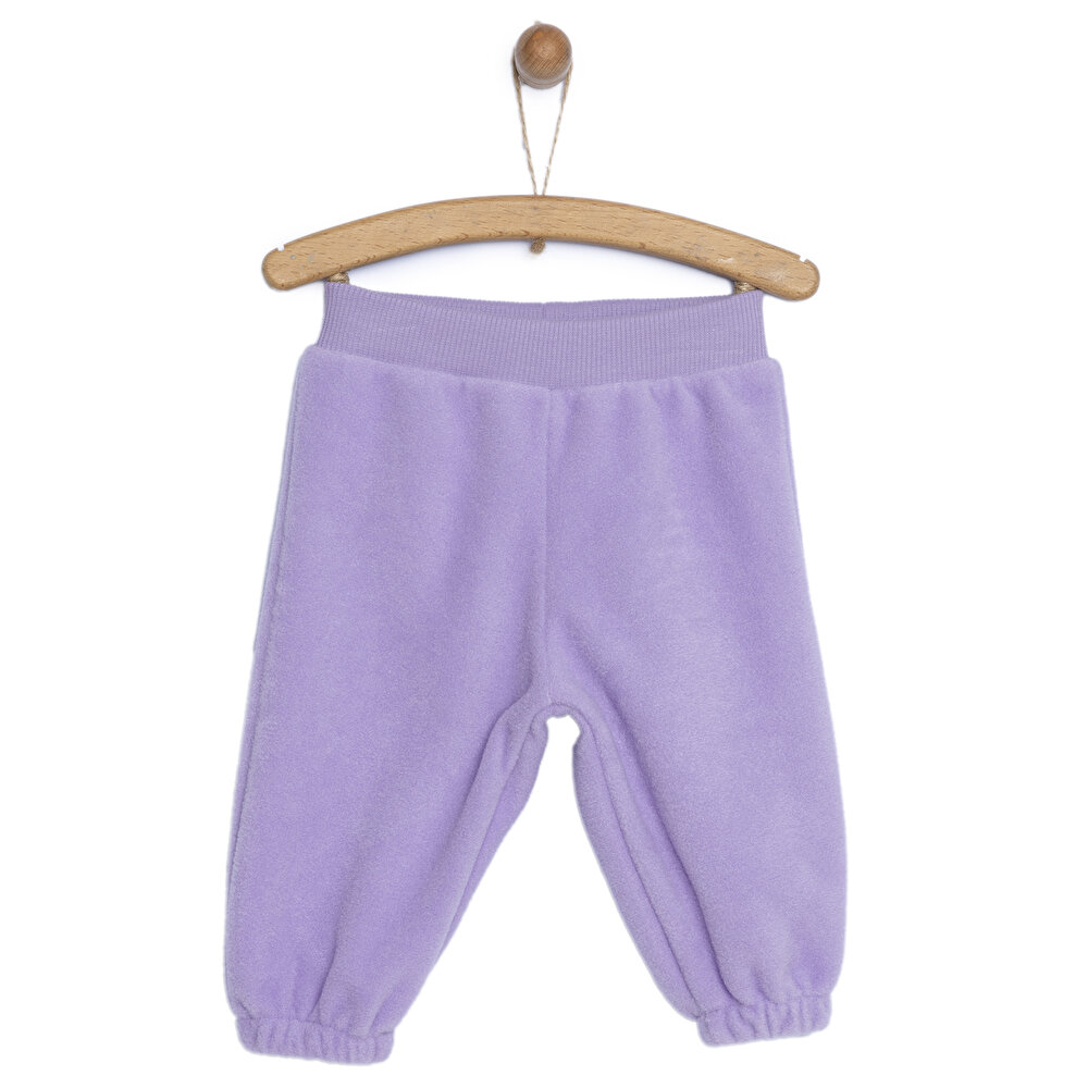 Kız Bebek Polar Pantolon Lastikli Paça