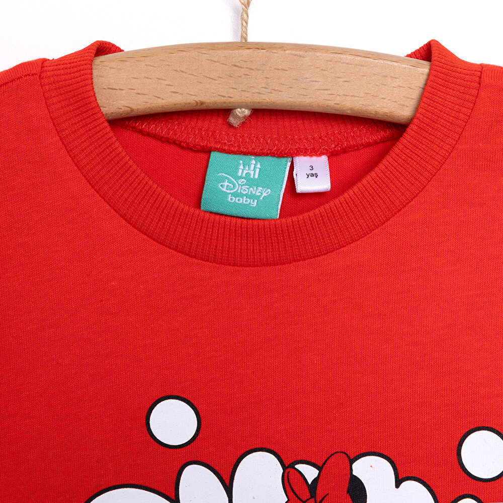 Minnie Mouse Kız Tshirt Kız Bebek