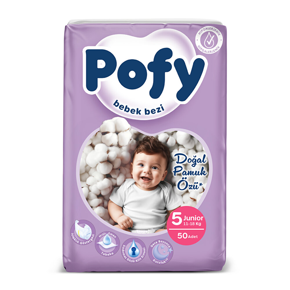 Junior 5 Numara Bebek Bezi 11-18 kg 50 Adet