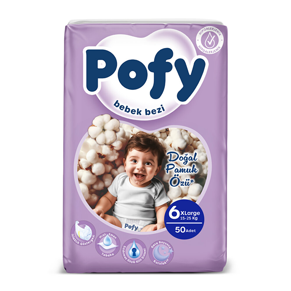 XL 6 Numara Bebek Bezi 15-25 kg 50 Adet