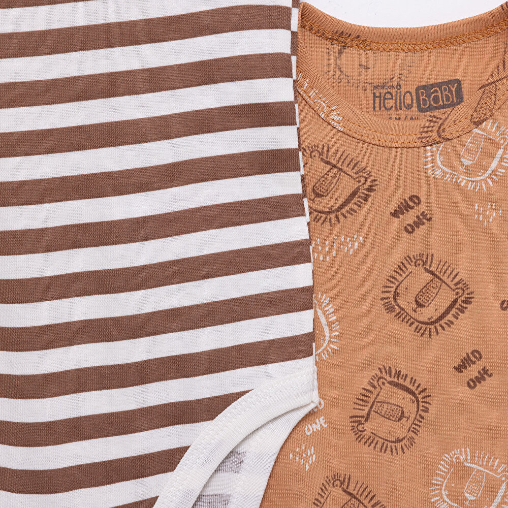 Aslanlı 2'li Kısa Kol Body