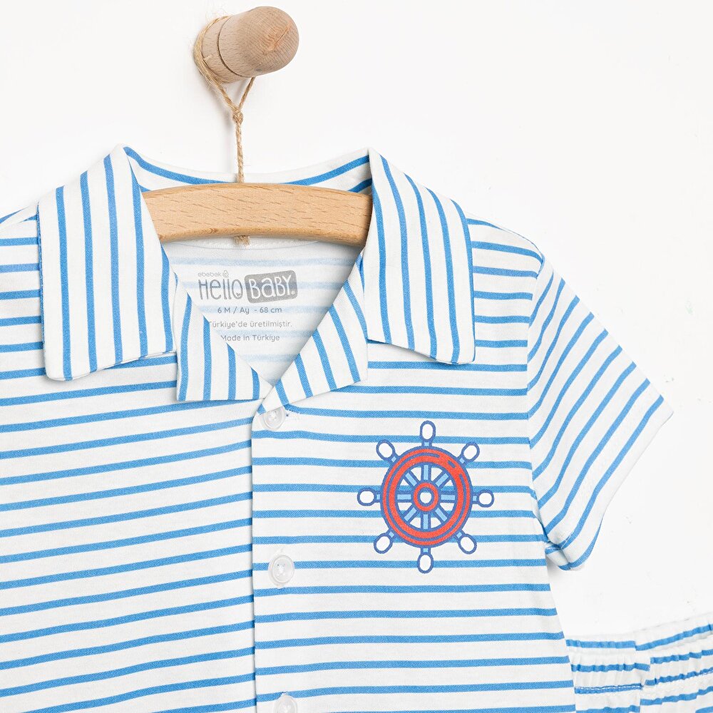 Erkek Kısa Kol Pijama Takımı Erkek Bebek