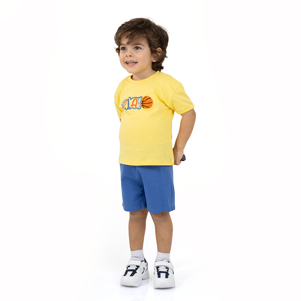 Motto Boy Erkek Tshirt-Şort Erkek Bebek