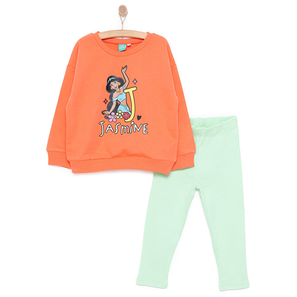Prenscess Kız Sweatshirt - Tayt Kız Bebek