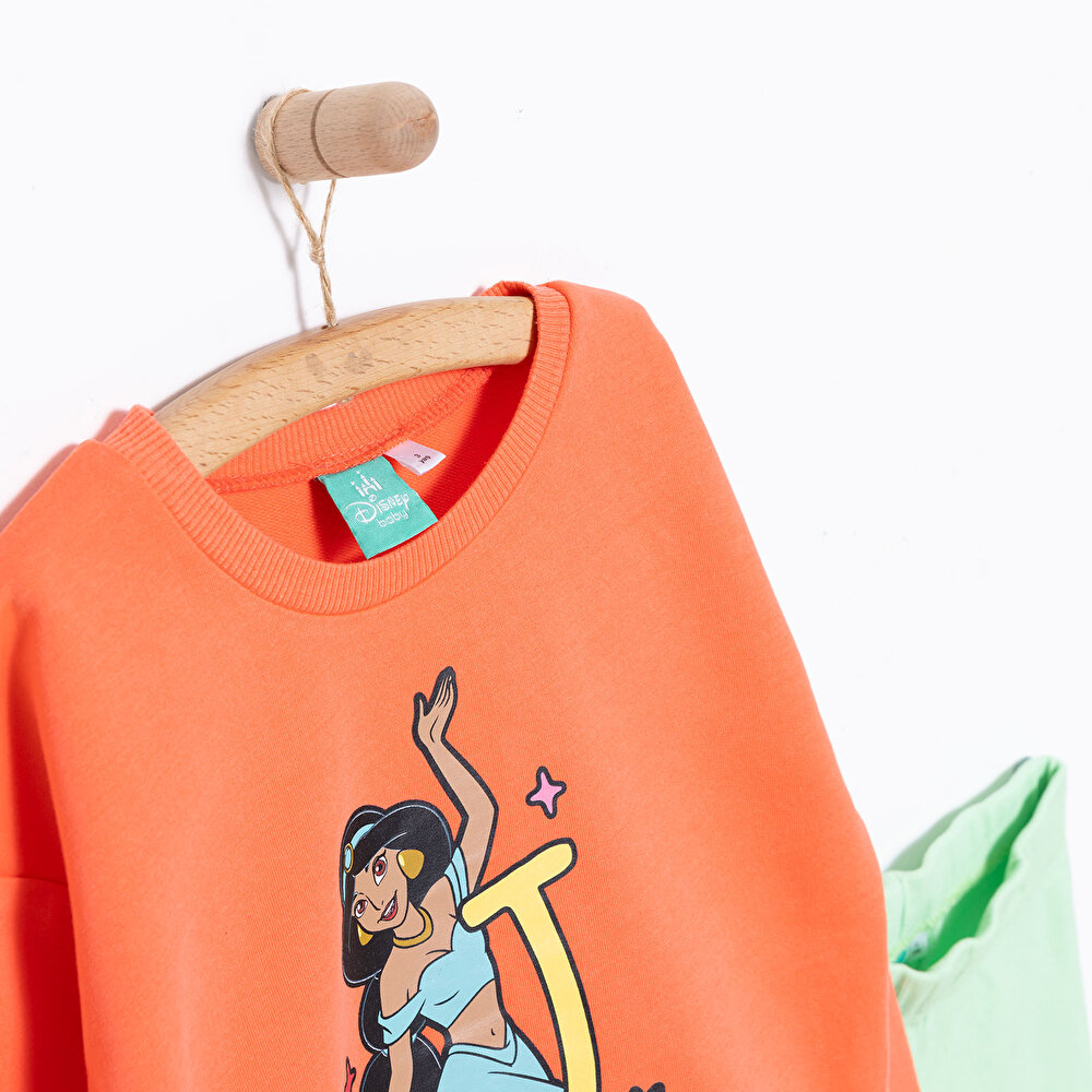 Prenscess Kız Sweatshirt - Tayt Kız Bebek
