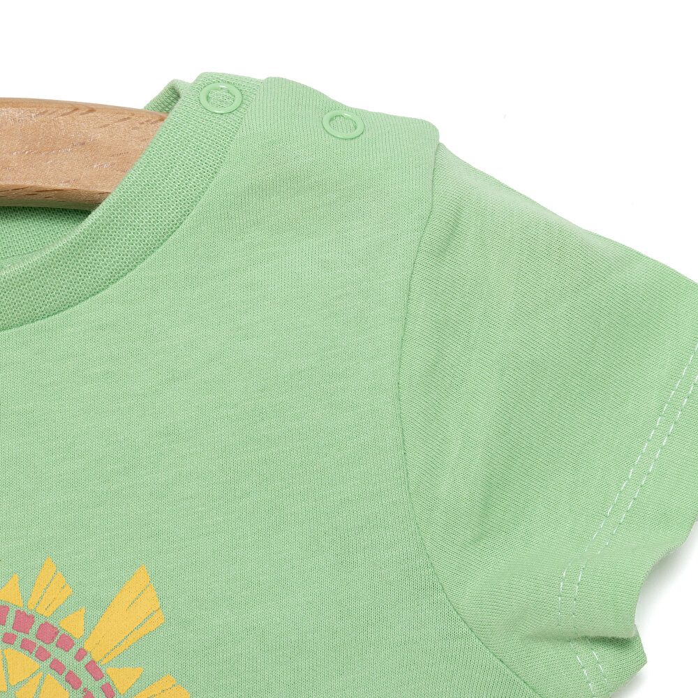 Basic Güneş Baskılı Tshirt Erkek Bebek