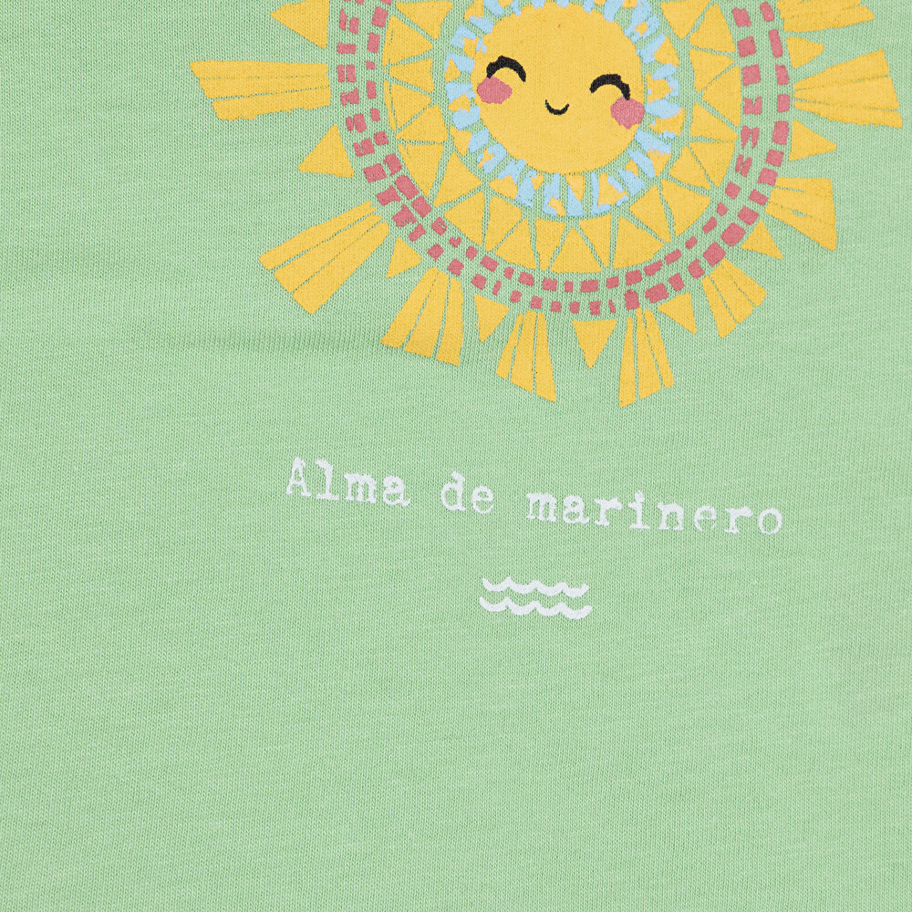 Basic Güneş Baskılı Tshirt Erkek Bebek