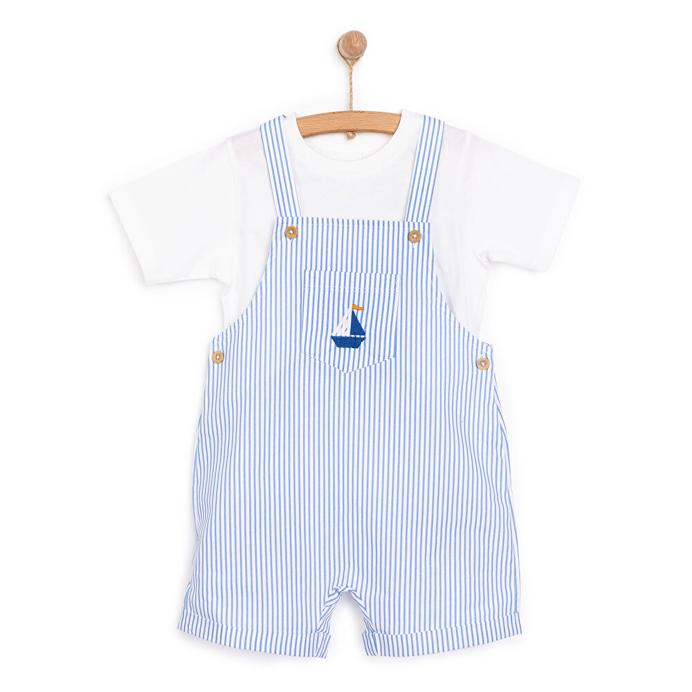 Little Sailor Erkek Salopet-Tshirt Erkek Bebek