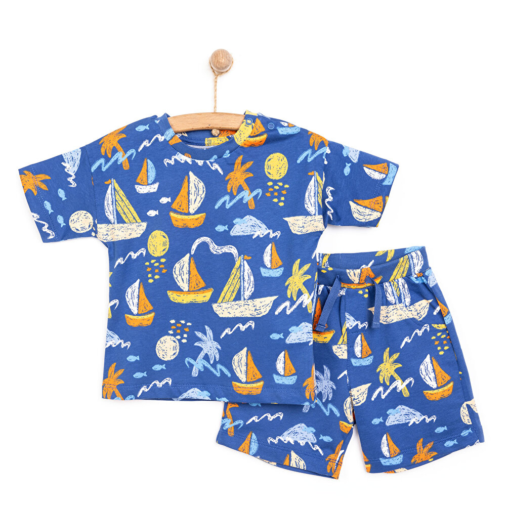Little Sailor Erkek Tshirt-Şort Erkek Bebek