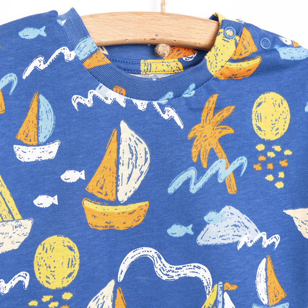 Little Sailor Erkek Tshirt-Şort Erkek Bebek