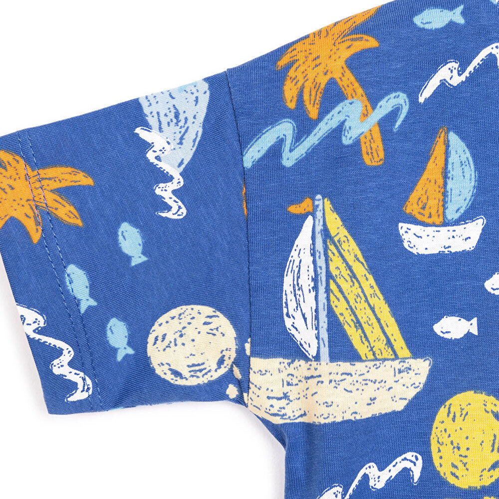 Little Sailor Erkek Tshirt-Şort Erkek Bebek