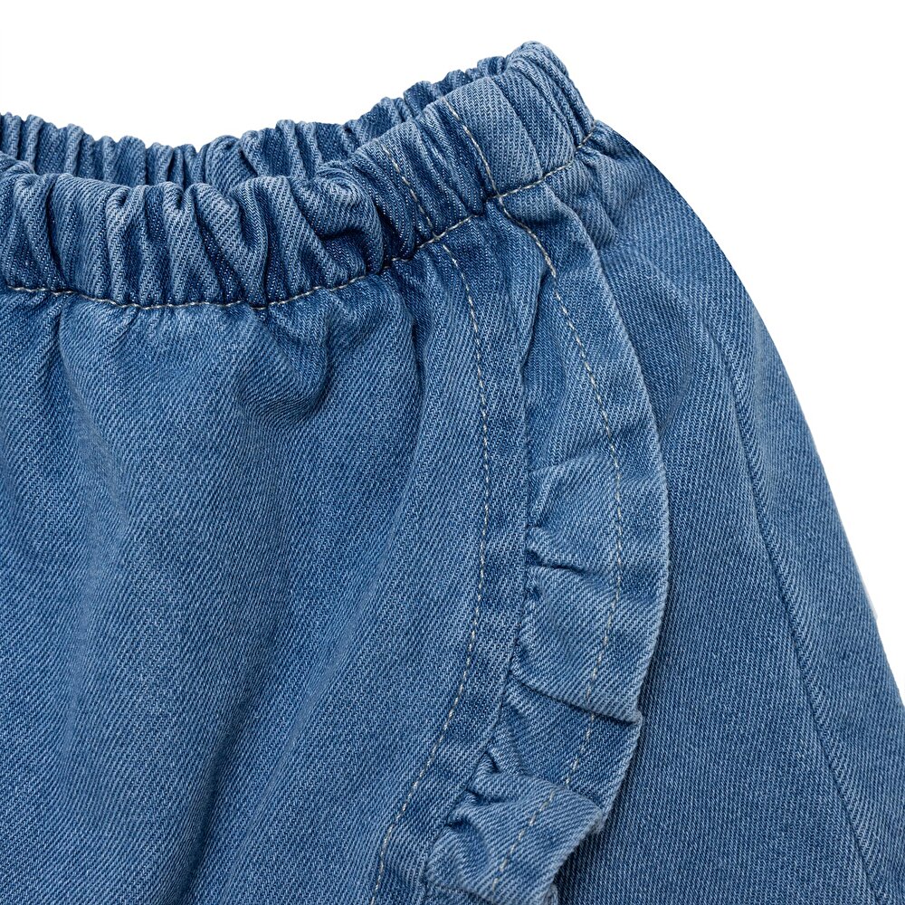 Spring Memories Kız Denim Şort Kız Bebek