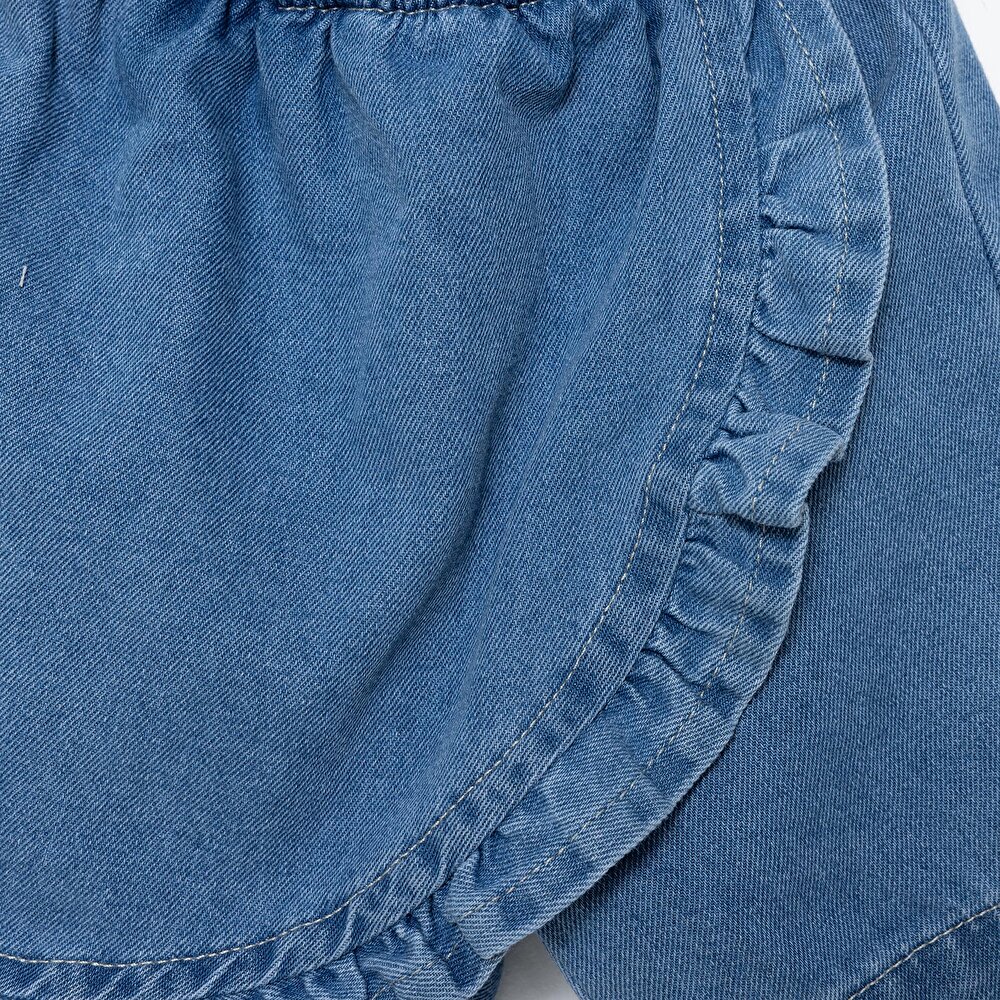 Spring Memories Kız Denim Şort Kız Bebek