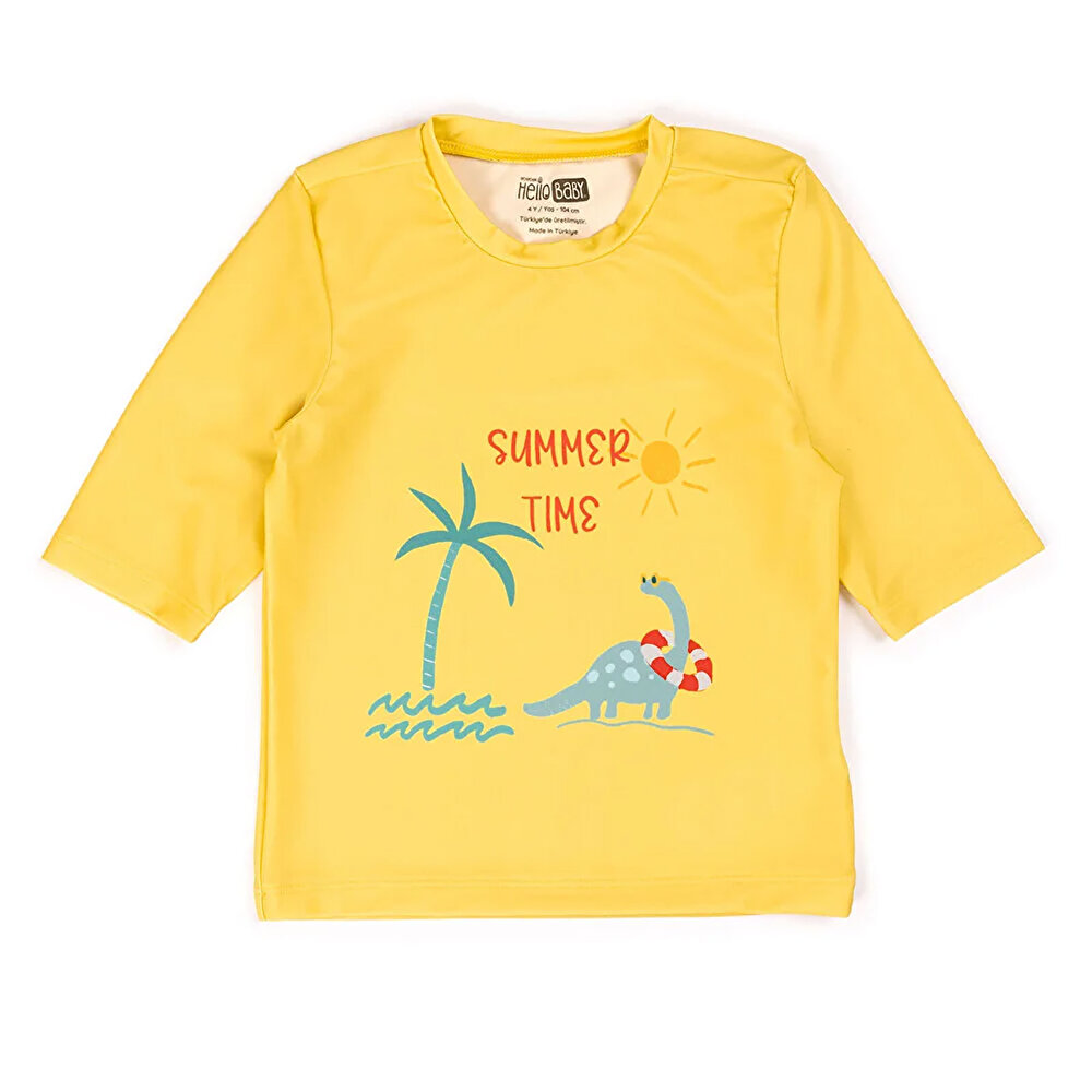 Dinozor Yarım Kol Tshirt Erkek Mayo Erkek Bebek