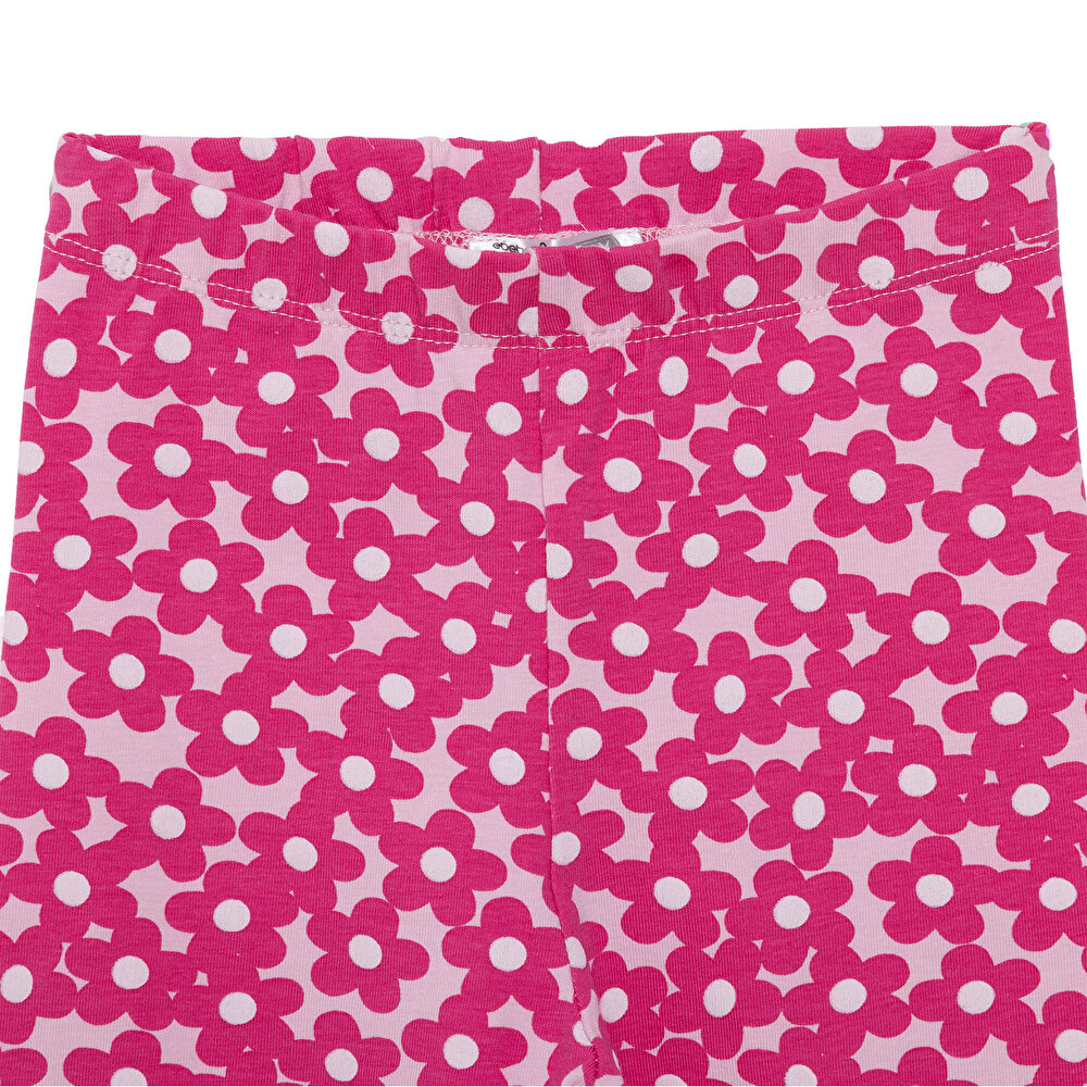 Kız Çiçek Desenli Tayt Kız Bebek