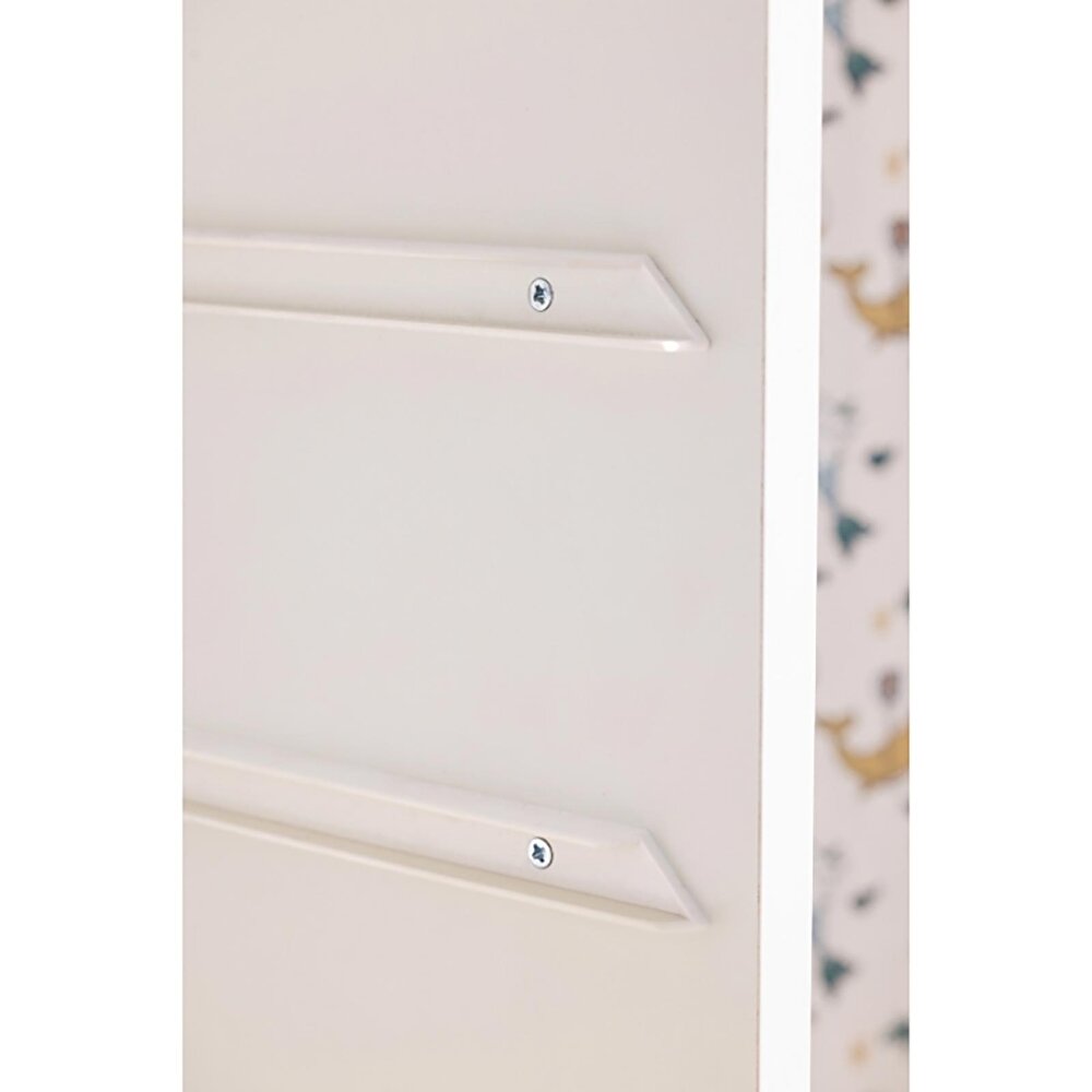 Çocuk Oyuncak Dolabı 6 Çekmeceli Beyaz