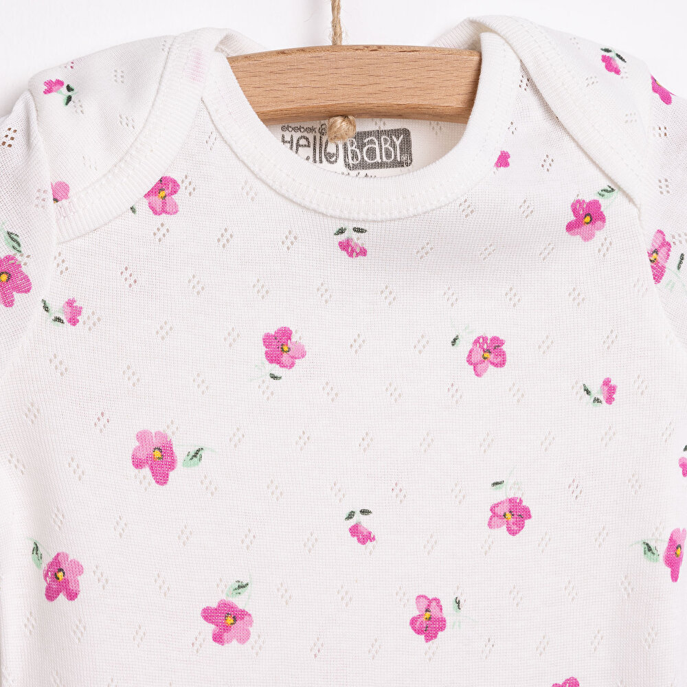 Jakarlı Kısa Kol Body