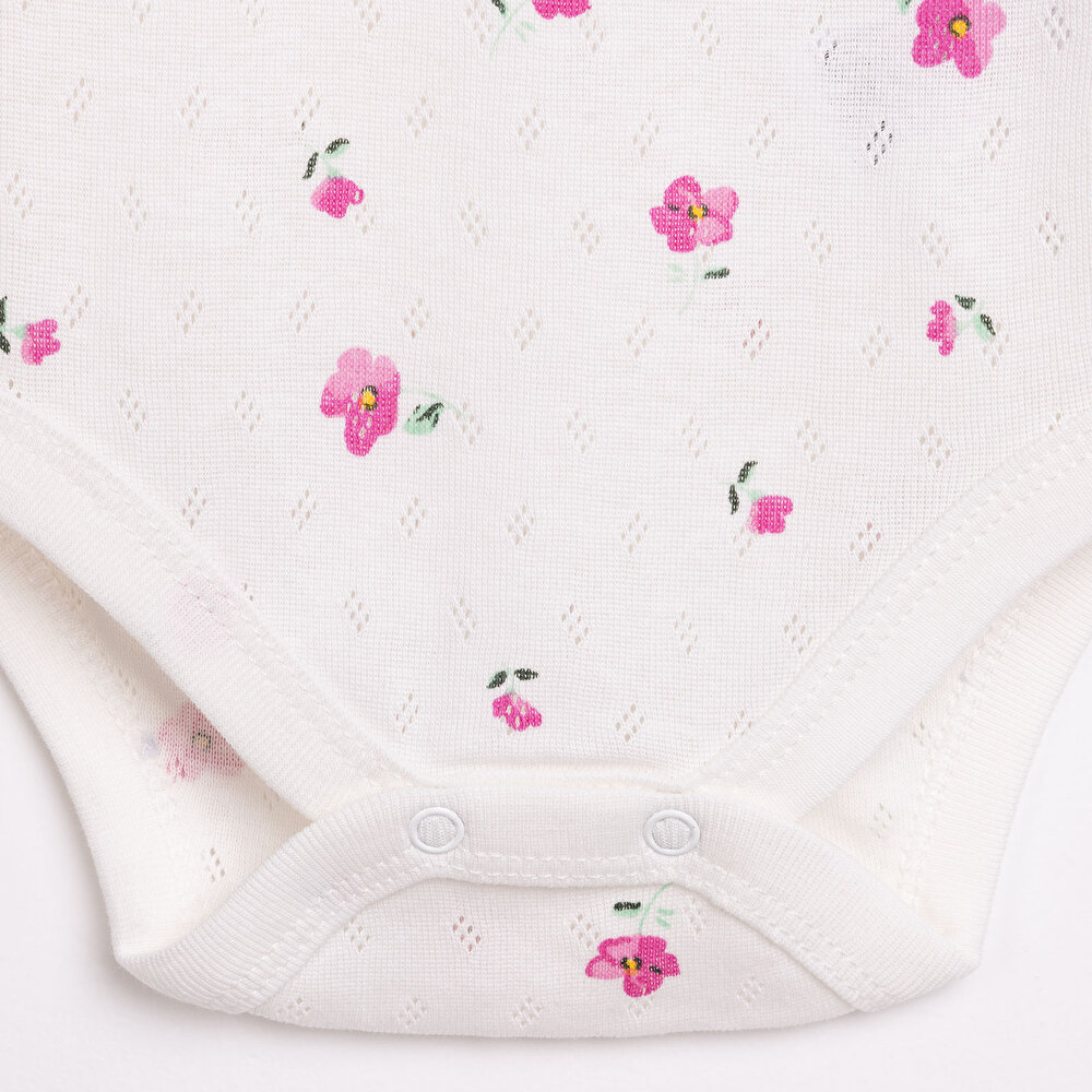 Jakarlı Kısa Kol Body