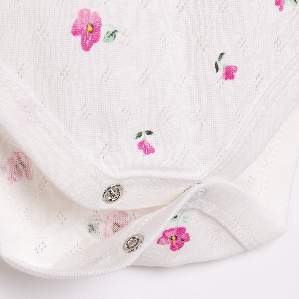 Jakarlı Kısa Kol Body