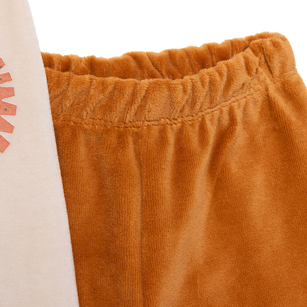 Erkek Bebek 2li Çoraplı Pantolon Kadife Çoraplı Paça