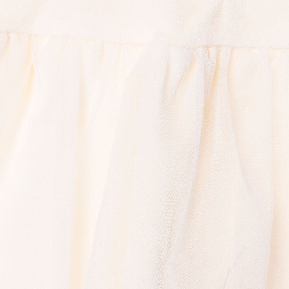 Kız Bebek Elbise Çıtçıtlı Bisiklet Yaka Uzun Kol