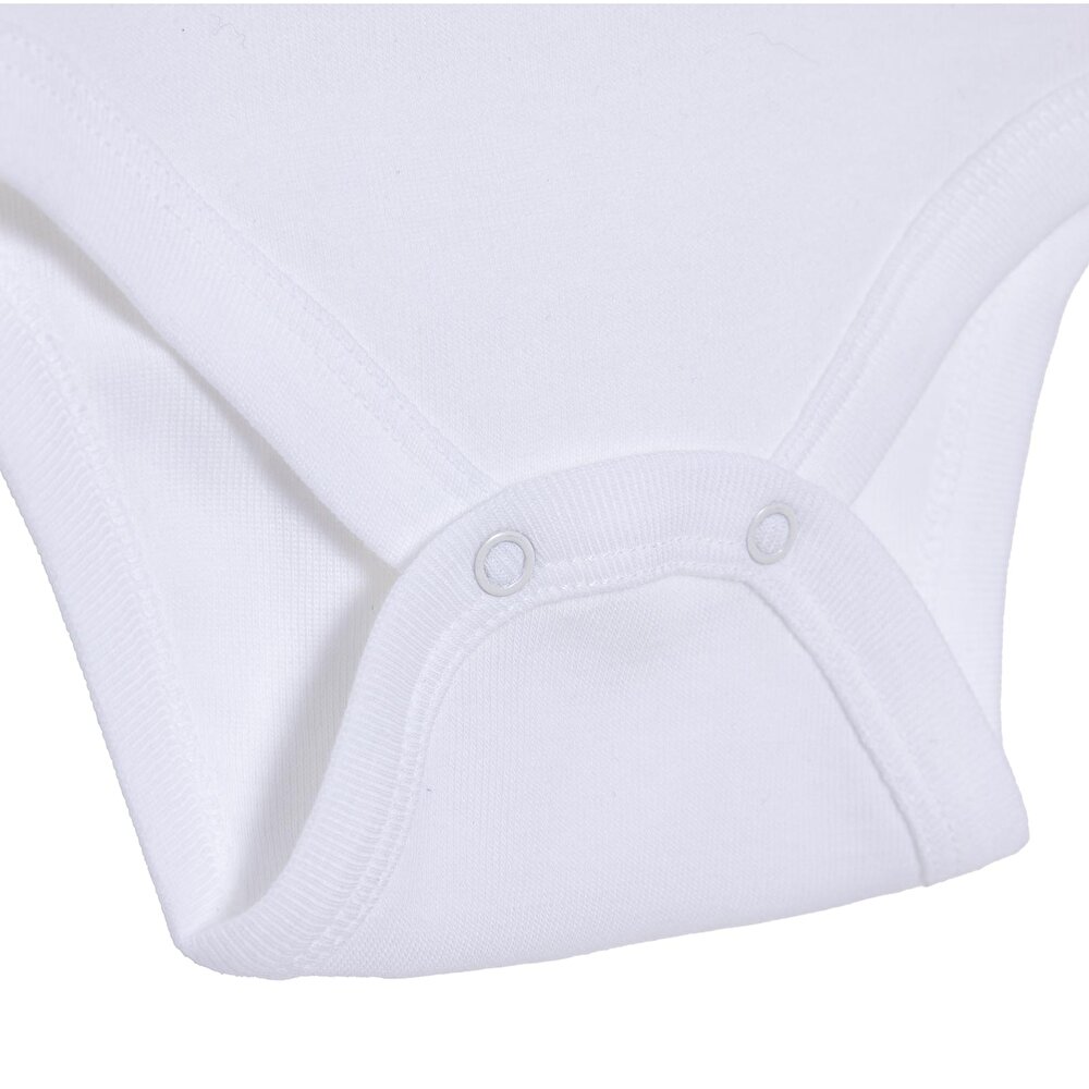 Kız Bebek Uzun Kol Body Ribana Çıtçıtlı Yaka
