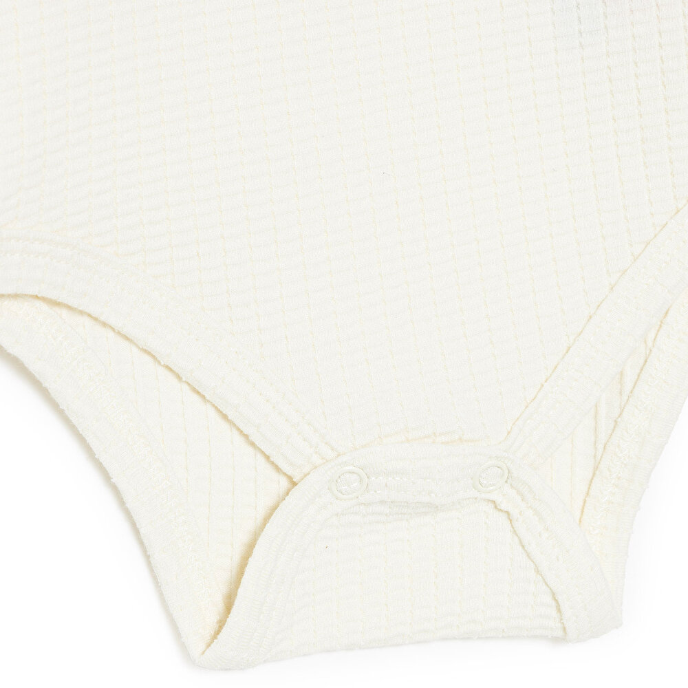 Kız Bebek Uzun Kol Body Jakar Örme Bisiklet Yaka Uzun Kol