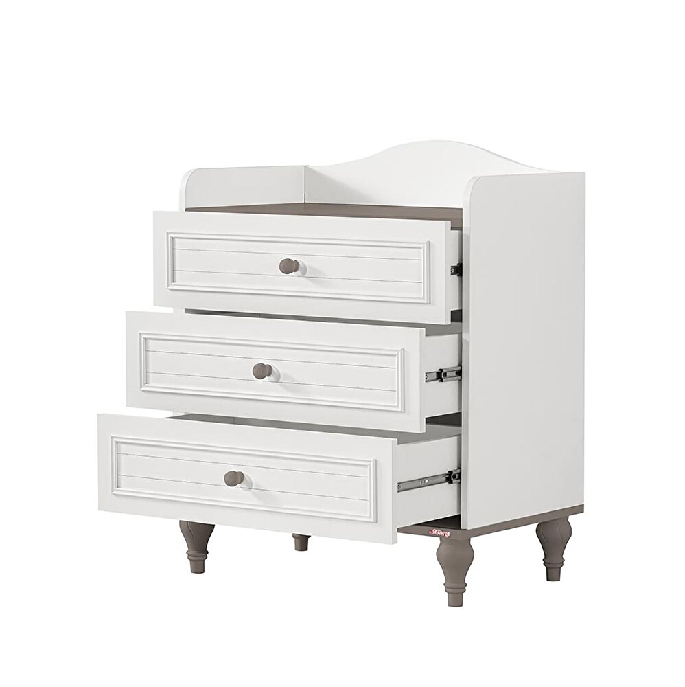 Line Gri 3 Çekmeceli Şifonyer