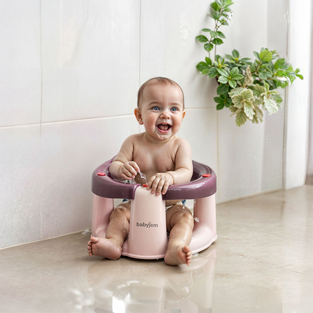 Önden Açılır Banyo&Mama Oturağı Mürdüm