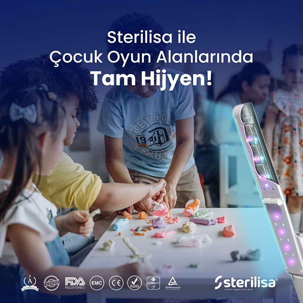 Pro - Darbeli UV Sterilizasyon ve Dezenfeksiyon Cihazı (Taşınabilir Boyut)