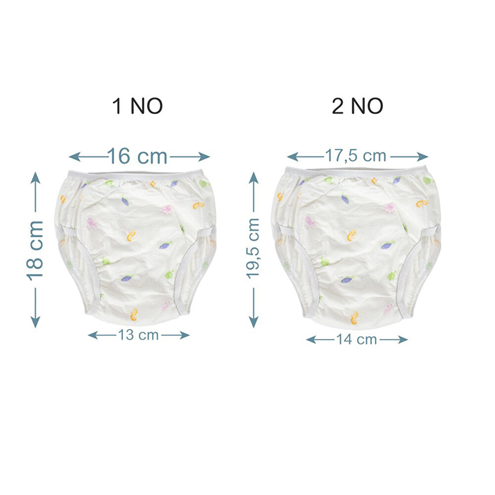 Pamuk Pedli Bebek Alıştırma Külodu 4lü 10-15 kg