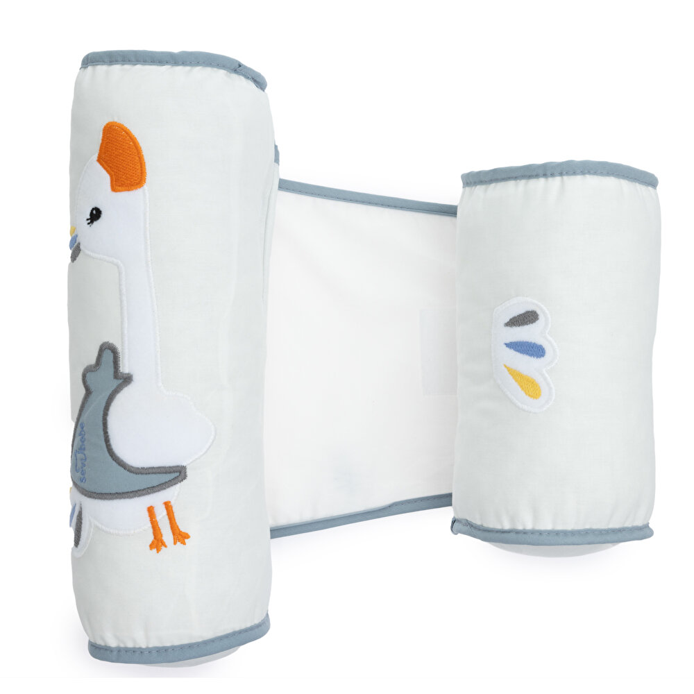 Nakışlı Bebek Güvenli Uyku Yan Yatış Yastığı