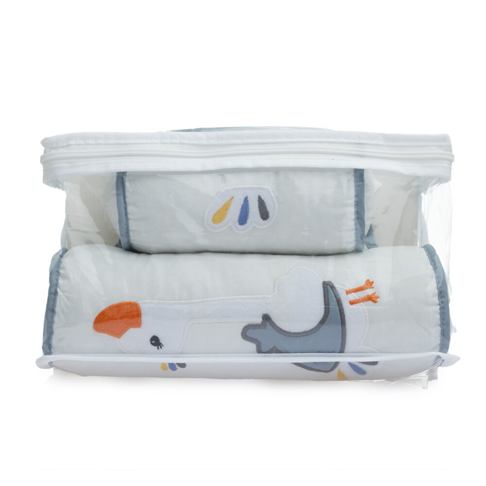 Nakışlı Bebek Güvenli Uyku Yan Yatış Yastığı