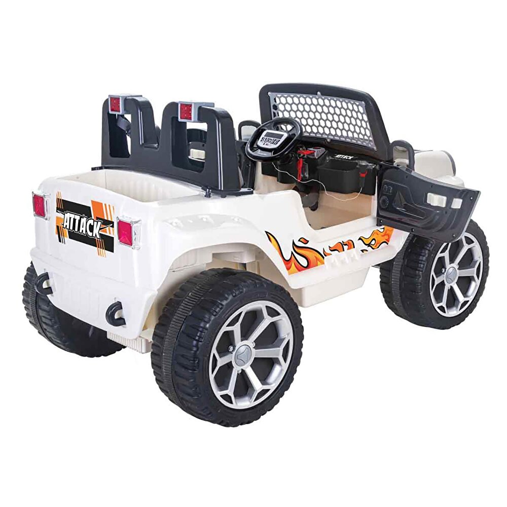 Pilsan Attack  12 V Akülü Araba Uzaktan Kumandalı 4*2 Beyaz