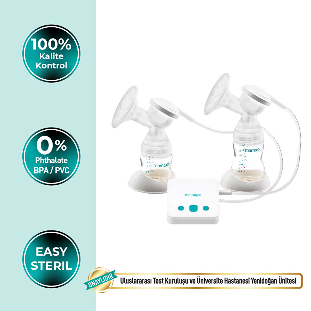 USB Destekli Çiftli Elektrikli Göğüs Pompası