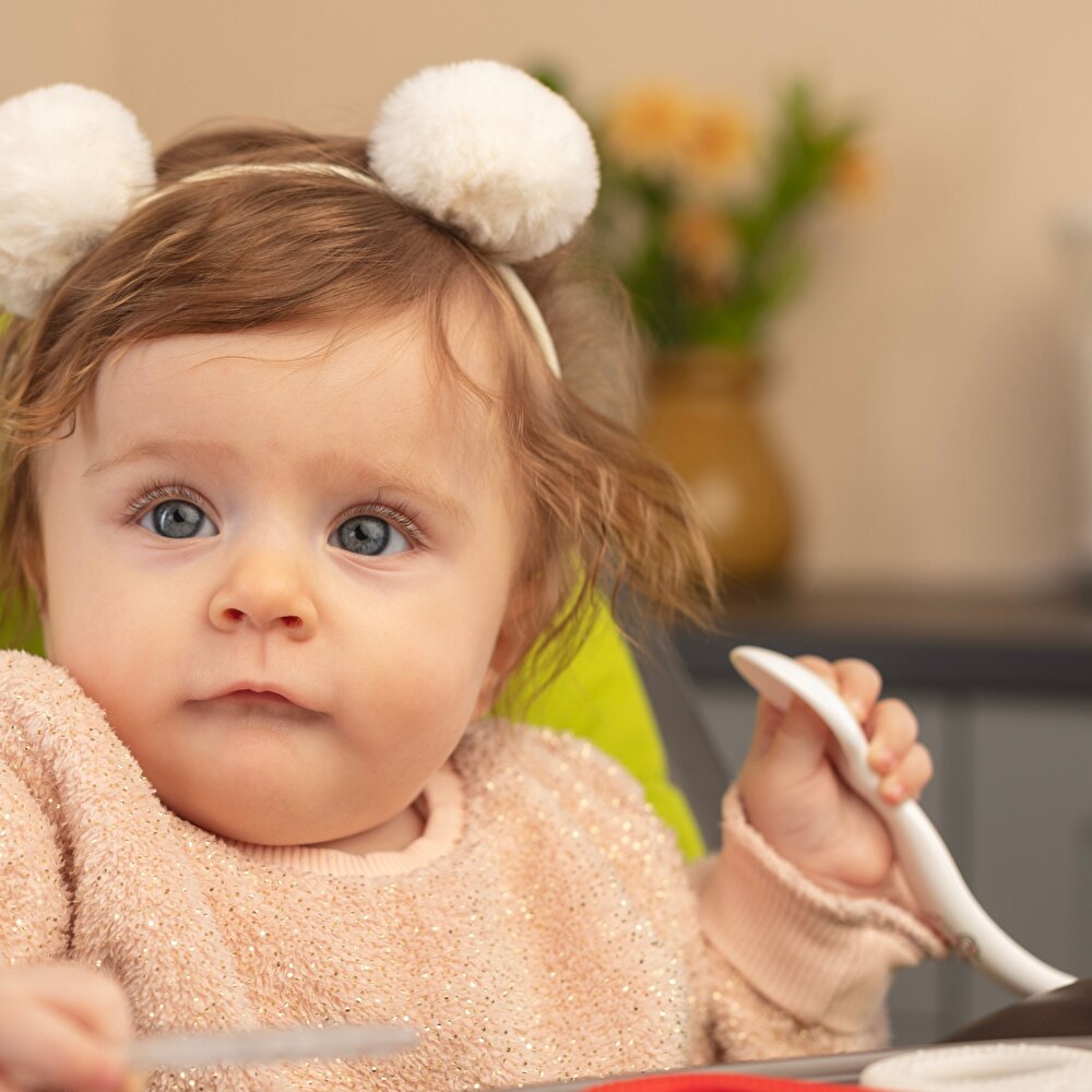 2li Baykuş Desenli Mama Çatal Kaşık Seti 6+ Ay