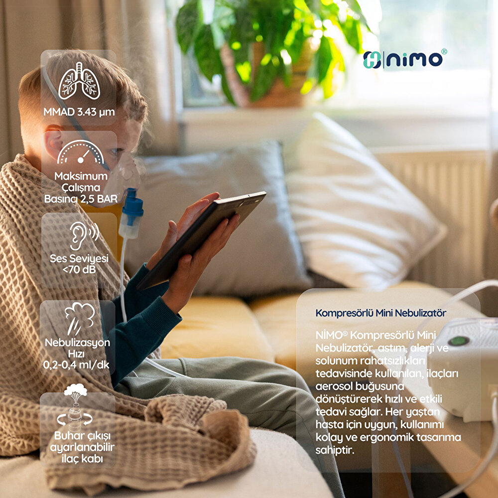 Nimo Mini Komp. Nebulizatör