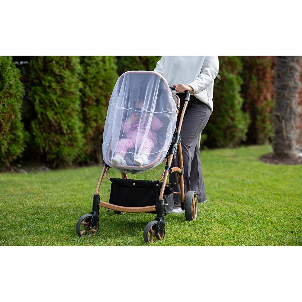 Bebek Puset Sinekliği Beyaz