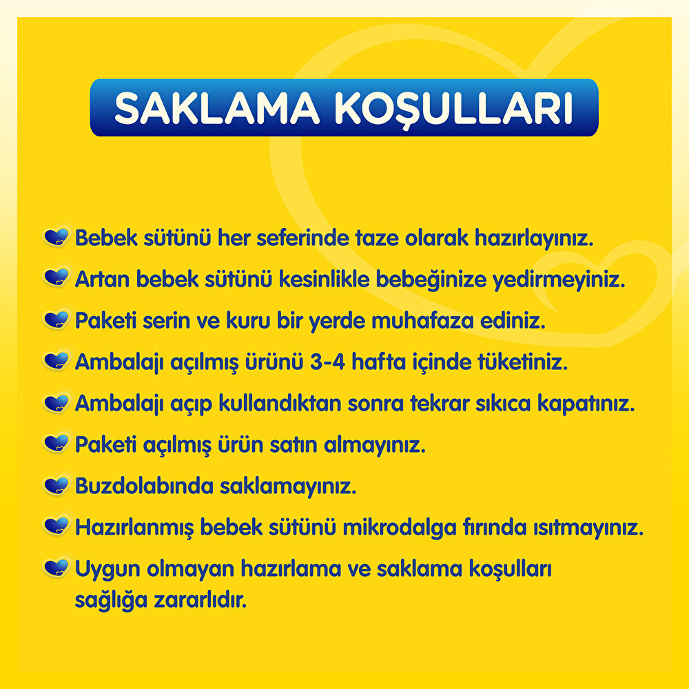 800 GR 1 NUMARA BEBEK SÜTÜ