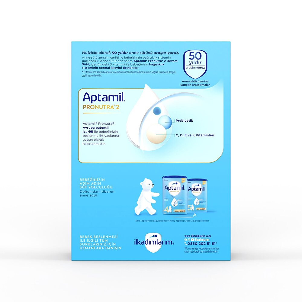 2 Pronutra Çocuk Devam Sütü 600gr