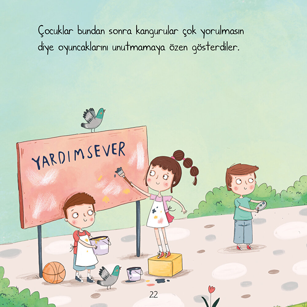 Yardımsever Kanguru Bebek Masal Kitabı Ezo Sunal