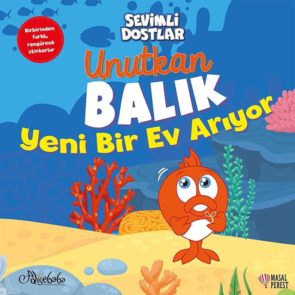 Sevimli Dostlar Unutkan Balık Yeni Bir Ev Arıyor Bebek Kitabı