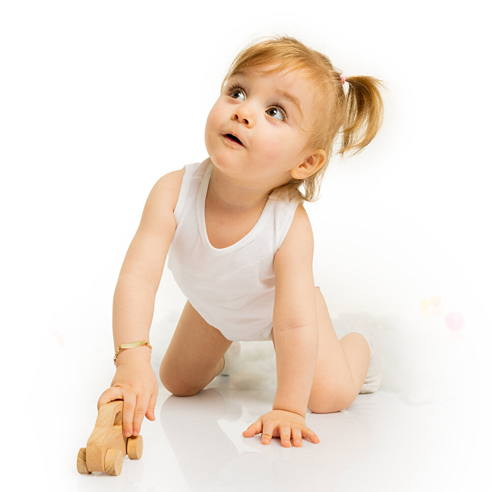 Unisex Beyaz Atlet Body Unisex