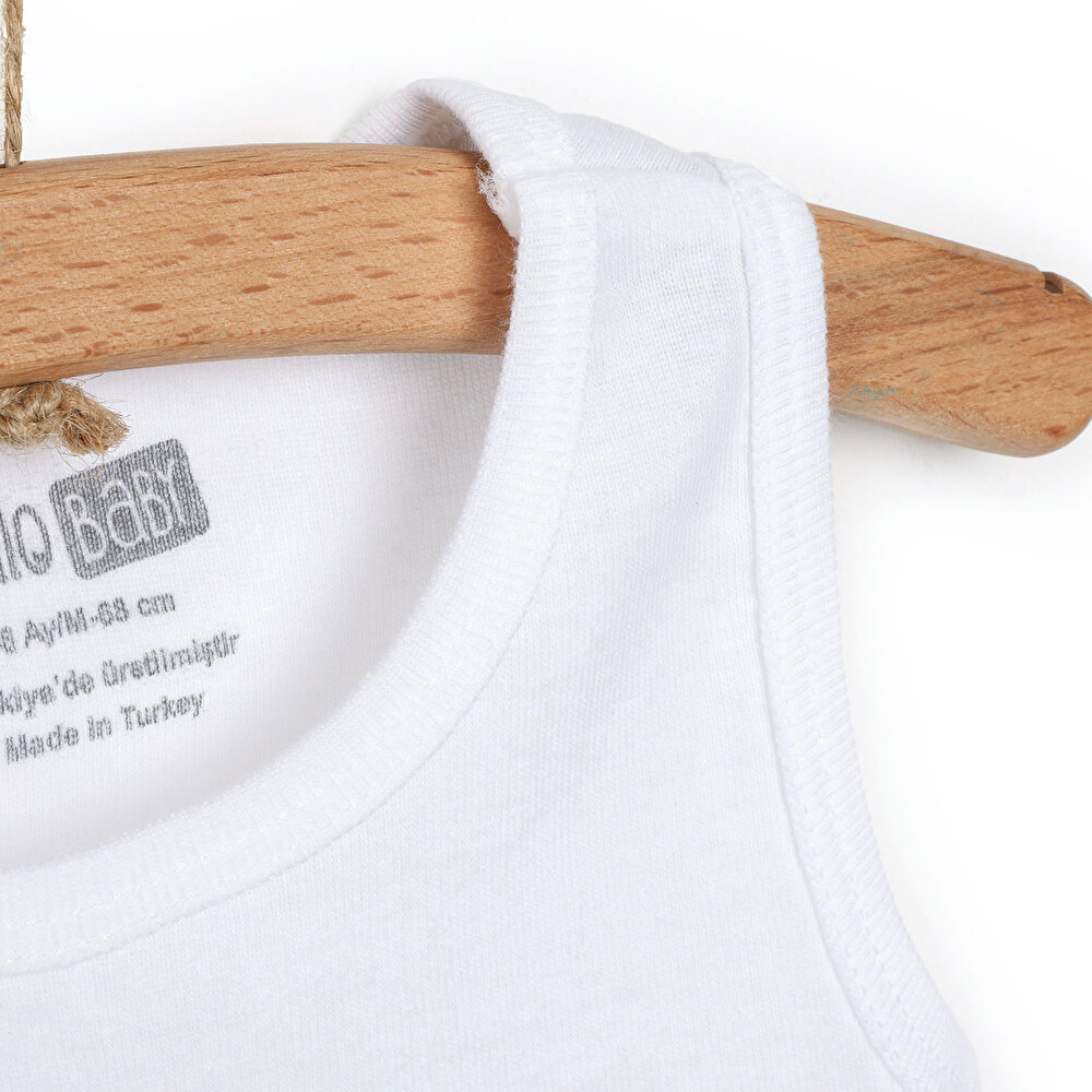 5li Beyaz Body Atlet Unisex