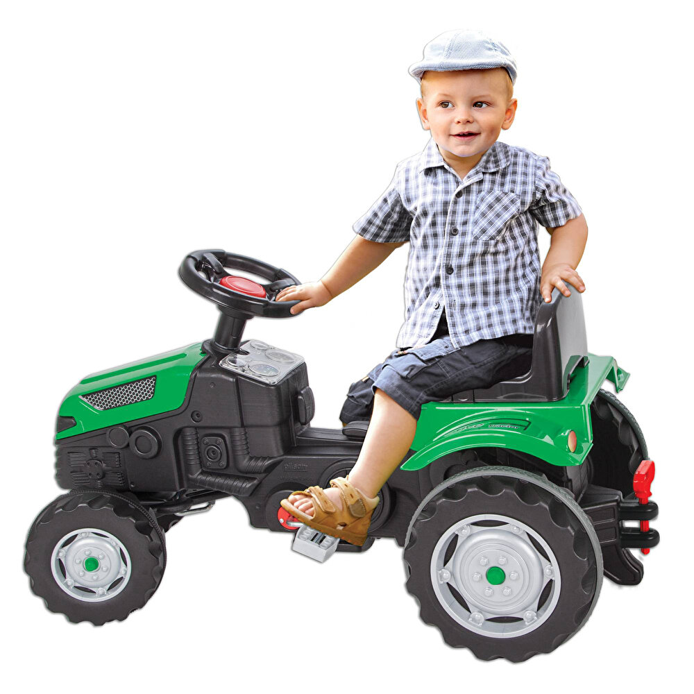 Pilsan Active Traktör Pedallı Araba Yeşil