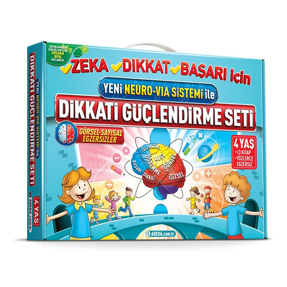 Dikkati Güçlendirme Seti Anasınıfı 4 Yaş - Osman Abalı