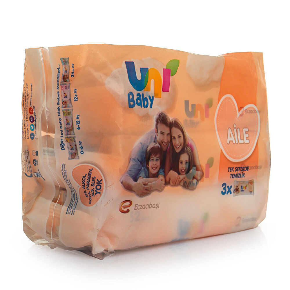 Aile Islak Mendil 3x52 Adet