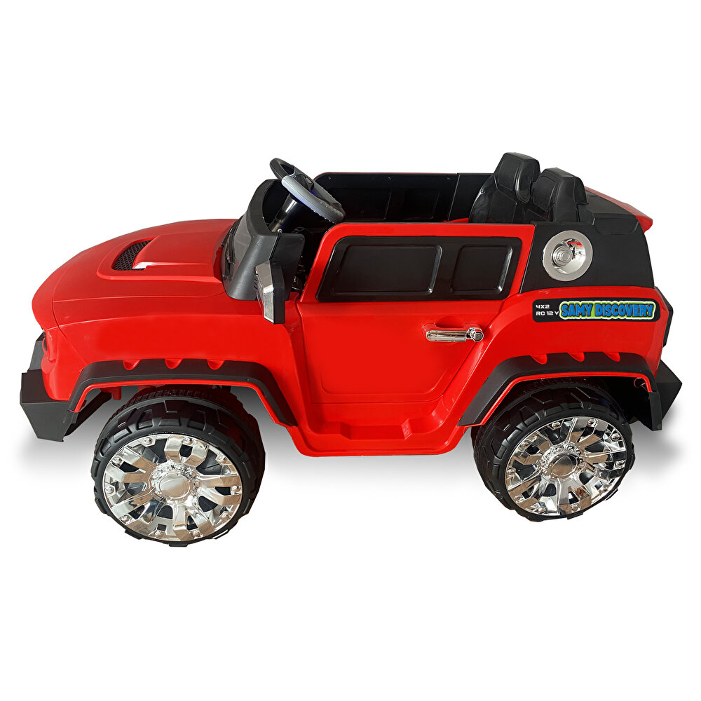 Samy Dıscovery 12 V Akülü Araba Uzaktan Kumandalı 4*2 Kırmızı